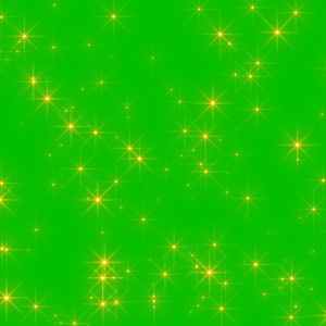 Glitter Stars Effect Green Screen 2