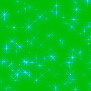 Glitter Stars Effect Green Screen 3