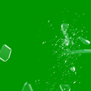Breaking Glass Green Screen 2
