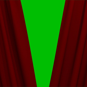 Opening Curtain Green Screen 2