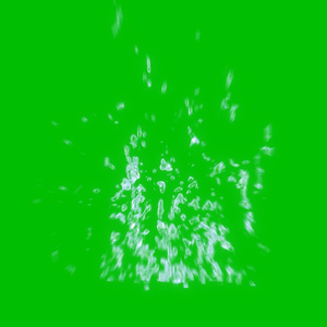 Water Splash Green Screen