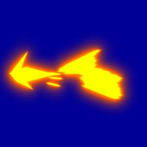 Anime Muzzle Flash Effects Blue Screen 9
