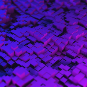 Displaced Voxel Background Loop