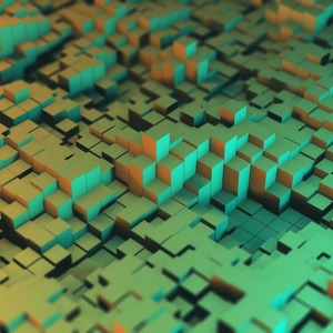 Displaced Voxel Background Loop 2