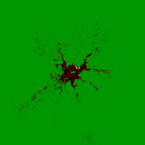 Blood Explosion Green Screen 2