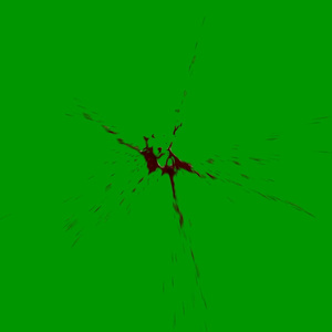 Blood Explosion Green Screen 3