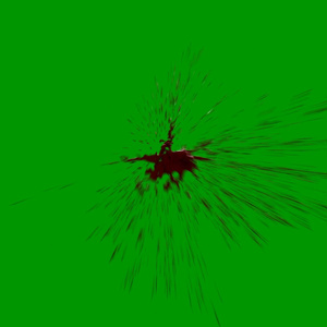 Blood Explosion Green Screen 4