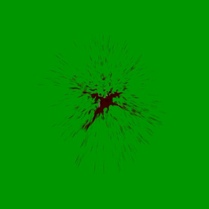 Blood Explosion Green Screen 6