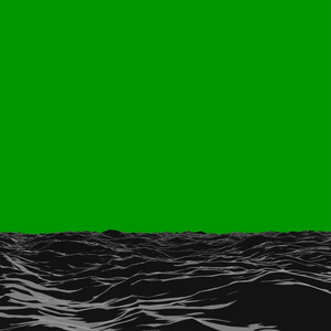 Anime Ocean Waves Loop Green Screen 4