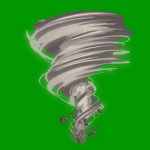 Anime Tornado Loop 4
