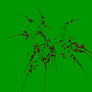 Anime Blood Explosion Green Screen 4
