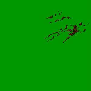 Anime Blood Explosion Green Screen 5