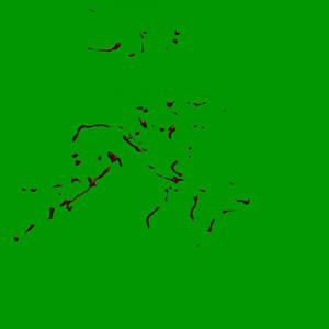 Anime Blood Explosion Green Screen 6