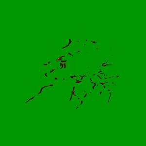 Anime Blood Explosion Green Screen 7