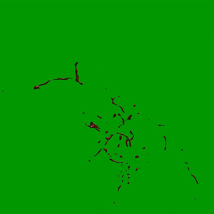 Anime Blood Explosion Green Screen 8