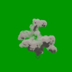 Anime Smoke Effect Green Screen 8