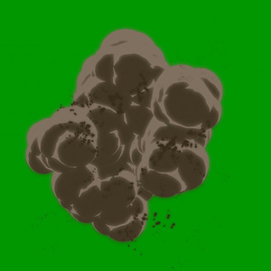 Anime Smoke Effect Green Screen 13
