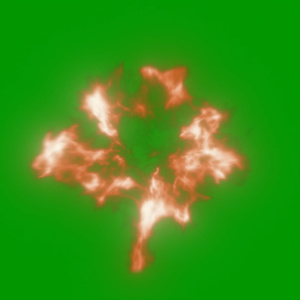 Smoke Burst Footage Green Screen 7