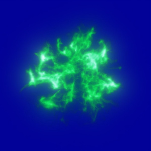 Smoke Burst Footage Blue Screen 2