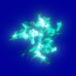 Smoke Burst Footage Blue Screen 3