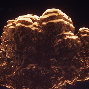 Golden Air Bubbles