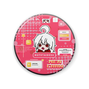 缶バッジ　泣きべそメンちゃん