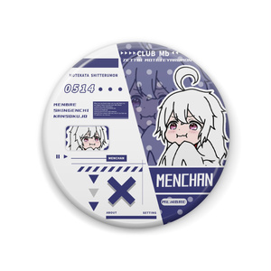 缶バッジ　おこメンちゃん