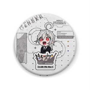 缶バッジ　よきにはからえメンちゃん