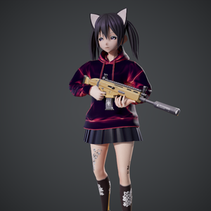 Kitty - Game Ready Character