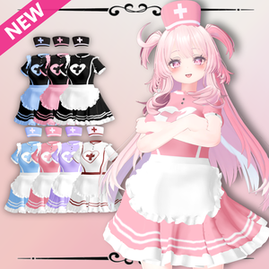 [4Avatars] Nurse Uniform (Selestia)(Maya)(Kikyo)(Moe)