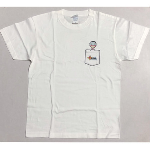 SideMini ダミーポケットTシャツ（S／背面プリントあり）硲道夫