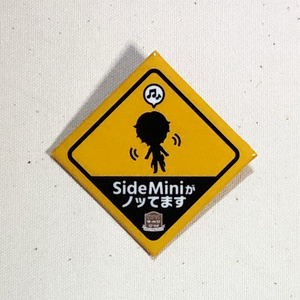 【受注生産】SideMini 菱形缶バッジ
