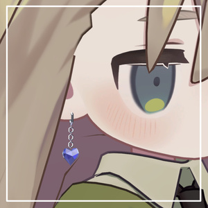 【無料/Free】Jewel Heart Earing 【#VRChat】【MA対応】 缩略图 5