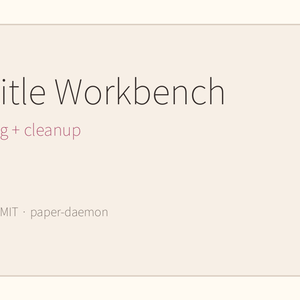 【無料OSS】Subtitle Workbench｜SRT字幕の重なりと時間を整理