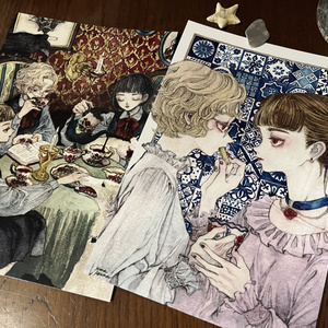 ポストカードセット『Tea time』