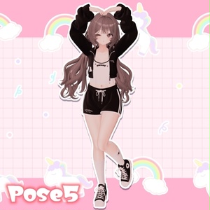 【FREE】ポーズアニメーション5種 缩略图 2