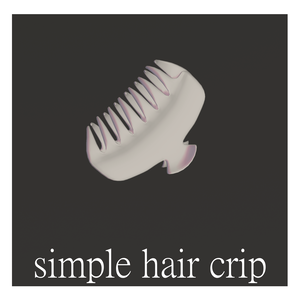 simple hair crip +開閉シェイプキー付き+