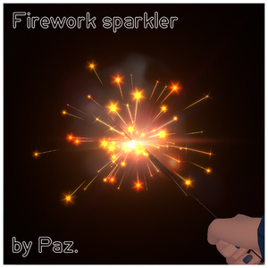 [Unity particle] 線香花火 (Firework Sparkler)