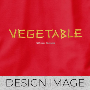 ポテトは野菜／赤／Y!=T PANDORA (S･M･L･XL) Tシャツ