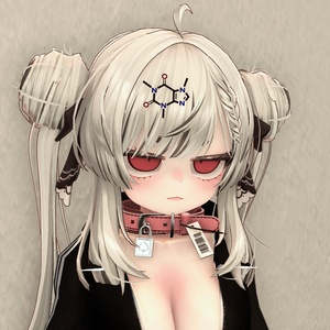 カフェインの化学式のアクセサリー【VRChat】