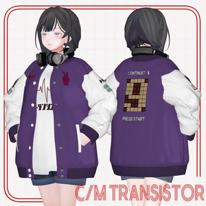 [18 Avatar] Varsity Jacket [C/M TRANSISTOR]   (スタジャン 「C/Mトランジスタ」) 缩略图 2