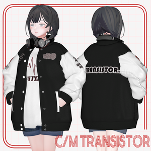 [18 Avatar] Varsity Jacket [C/M TRANSISTOR]   (スタジャン 「C/Mトランジスタ」)