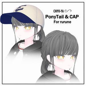 [7 Avatar] Hair Ponytail & CAP 缩略图 6