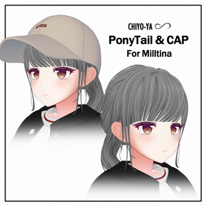 [7 Avatar] Hair Ponytail & CAP 缩略图 5