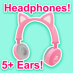 Vtuber Animal Ear Headphones