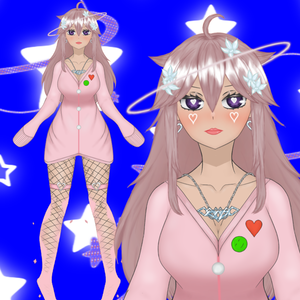 【Space girl Vtuber model】