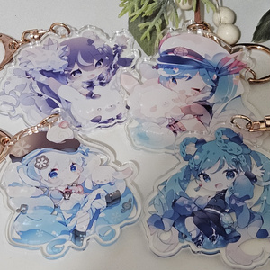 ホロ加工缶バッジA＜asteroid：初音ミク＞ - Rella Artworks / 不安定+