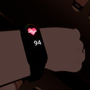 Mi Smart Band 6 for VRChat Avatar 3.0 OSC Heart Rate【△404】