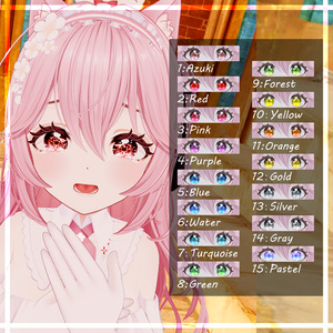 【4アバター対応】Blume EyeTexture【15color】 缩略图 5