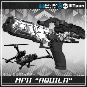 (VRChat想定３Dモデル) MPH "AQUILA" MA対応